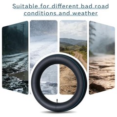 2-Pack 3.00-14 Motorcycle Inner Tube with Straight Valve – Also Fits 90/100
