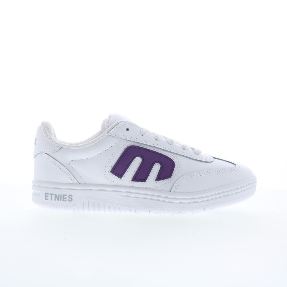 Etnies Locut 4101000507100 Mens White Leather Skate Inspired Sneakers Shoes