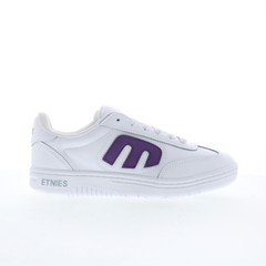 Etnies Locut 4101000507100 Mens White Leather Skate Inspired Sneakers Shoes