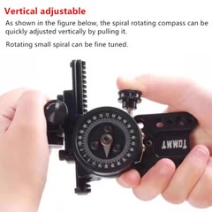 1 Pin Compound Bow Sight Pointer Adjustable Lens Adaptor 4x 6x 8x Scope Sight