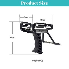 Professional Slingshot Wrist Rocket Slingshot w/ Laser Sight Hunting Shooting