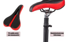 NEW Electric Scooter Seat Adjustable Saddle for Xiaomi M365 Scooter Red + Black