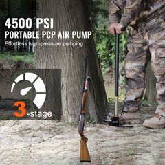 VEVOR 3 Stage PCP 4500PSI Air Gun Rifle Filling Stirrup Pump Hand Pump Pressure