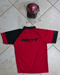 2024 Hoyt Archery GWP Target Hat Promo and 2019 Hoyt Shooter Jersey Medium