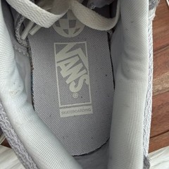 Vans Rowan 2 Low Top Skate Shoes Mens 7 US Grey White Suede Leather Sneakers