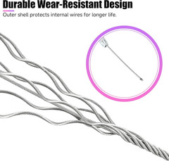 84 Inch Go Kart Throttle Cable Kit Replacement for Coleman KT196 Parts Predator
