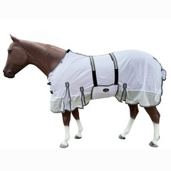 HILASON Fly Sheet for Horses Summer Mesh UV Protection Turquoise
