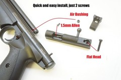 Crosman 1377 1322 Scope Rail Mount Weaver Picatinny 20mm PLA+ 3.75” 9 Slot USA