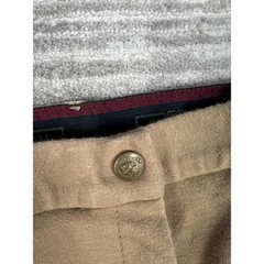 On Course Breeches Womens 34L Tan Cotton Naturals Shapely Equestrian Knee Patch