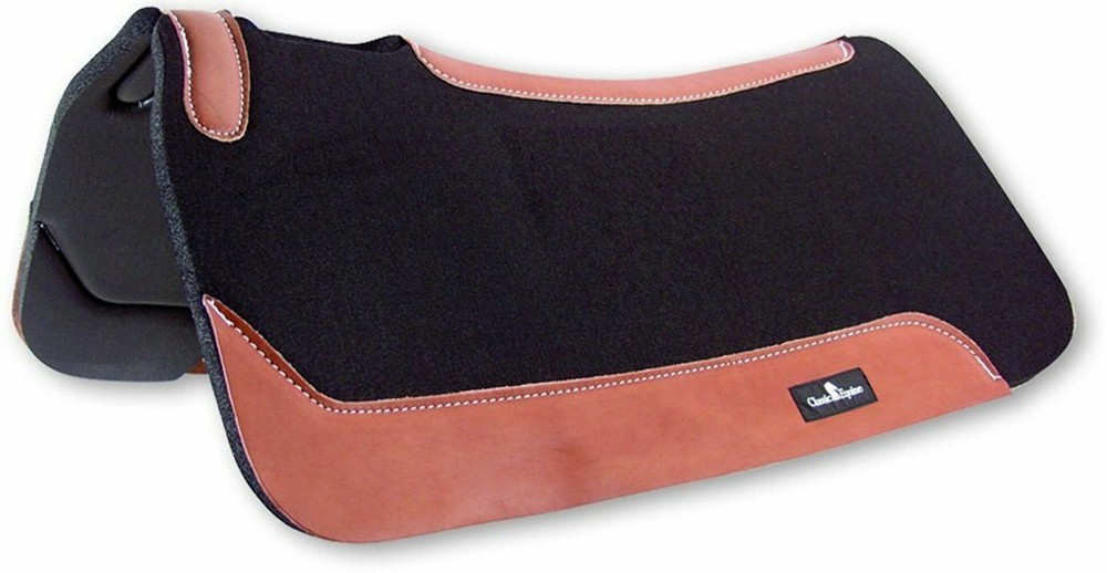 Classic Equine Contourpedic Saddle Pad – Black – Ultimate Comfort 31 x 32