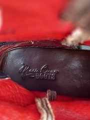 Macie Bean Floral Embroidered Suede Western Cowboy Boots 9.5