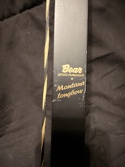 Bear Montana Longbow RH 64in AMO 45lb @28in Black/Brown ML-21 04-487