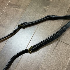 USED Leather Breastplate English Hunt Style for Horses