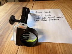 Black Gold Ascent Verdict 5-Pin Slider Fixed Pin Compound Bow Sight Black/Green