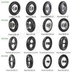 10» 12»/14»/16»/17‘’/19» Rim Wheel Tire for Apollo Taotao Coolster Pit Bike