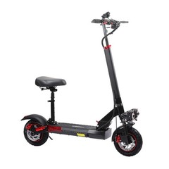 J01 Electric Scooter with Seat 1200W 48V15AH 28MPH 10» Folding Adult E-Scooter