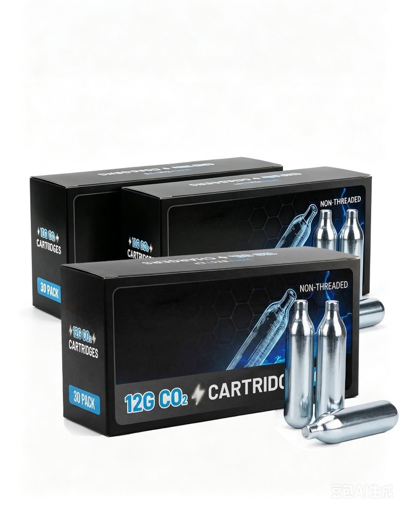 Whipbester 12g CO2 Cartridges 90 Pack for Air Pistols, BB Guns & Air Rifles