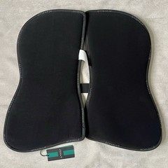 Acavallo AC214 Spine Free Gel & Memory Foam Half Pad Black Large Size 2 New