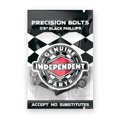 Independent Skateboard Hardware, Phillips, Black/Black, 7/8″