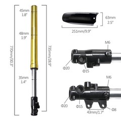Wheel 60/100-14 80/100-12 Tire Disc Brake Front Forks Shock Conversion kit CRF50