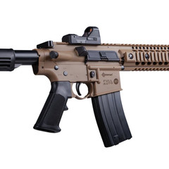 Crosman Full Auto R1 CO2-powered BB Air Rifle with Red Dot (Flat Dark Earth)