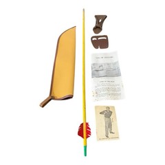 J. C. Higgins Sears Roebuck Co. Wooden Longbow 60″ w/ Original Box And Contents