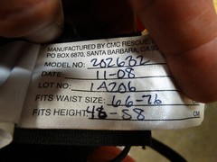 CMC/ROCO Work/Rescue No Step Harness