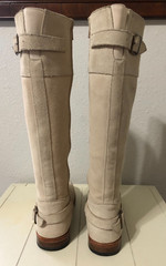 Boots & Woods Women’s 8 /39 Beige Suede Riding Boots GoodyearWelt Spain Leather.