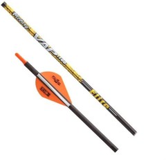Victory Archery VAP Elite Arrows, 6 pack, 2″ Blazer Vanes, .166 dia, 400 Spine