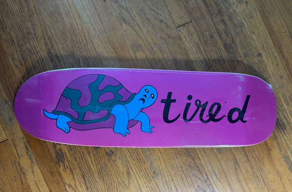 tired skateboard turtle 9.125