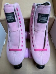 Sure Grip Boardwalk new style Teaberry Pink rollerskates size 6 fits women 7-7.5