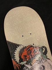 SUPER RARE F****** Awesome Embossed Devil FA Skateboard Deck 2016 Jason Dill