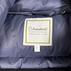 Samshield Chamonix Navy Puffer Vest Womens Small NWT Swarovski Crystal No Hood