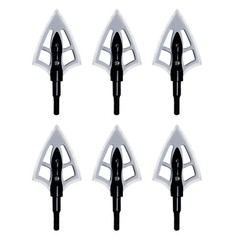 12Pcs Black Archery Broadheads 100 grain Crossbow Compound Bow Hunting Tips