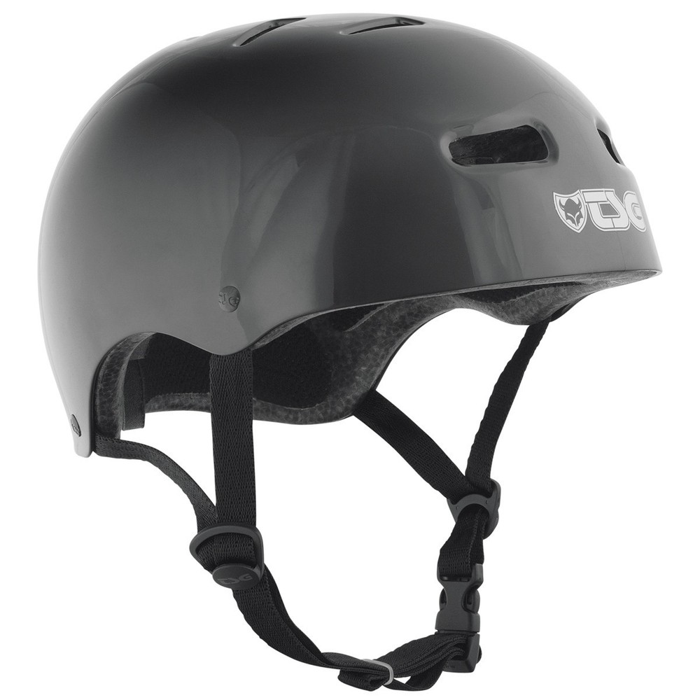 TSG – Skate/BMX Helmet – Glossy Black, S/M (54-56cm)