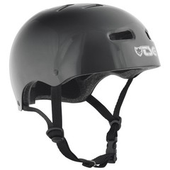 TSG – Skate/BMX Helmet – Glossy Black, S/M (54-56cm)