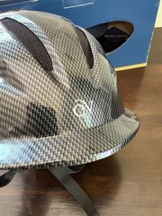OVATION SEI PROTEGE GRAPHITE EQUESTRIAN RIDING HELMET WITH STORAGE BAG XS/S