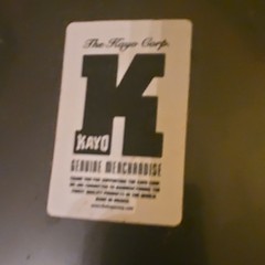 Kayo Flip Out Skateboard Deck Black w/ Jumpman Logo & White Kayo Graphic
