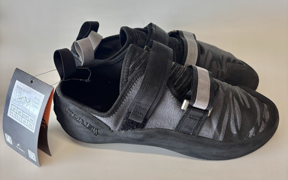 Climb X Rave X- Grey-Gray Straps US Men’s 10.5 EU 44