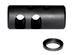 Ruger Mark IV 22/45 Lite Steel .22LR Compact Short Muzzle Brake 1/2×28 Thread