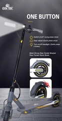 OKK-TEK V8 Electric Scooter 350W 36V 10.5aH Battery 15MPH 20.5mi Range 8.5″ Tire