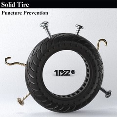 1PZ 10×2.125 Solid Tire Front or Rear Honeycomb Tires Replacement for Xiaomi …