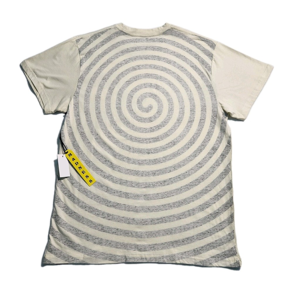 Madness Skateboards Full Swirl Short Sleeve T-Shirt New w/Tag Bone White Size: L