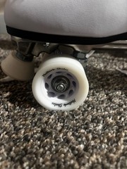 Women’s White Nattork Skates, Size 11