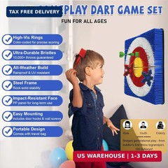 Axe Throwing Game for Backyard – Steel Frame Ax Throw Kit for Kids & Adults – Br