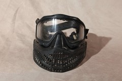JT Paintball Mask Full Face Goggle Black Thermal Lens Protective Gear