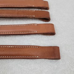 4 Western Headstall Brow Bands 16.5 x 1.13″ Loop 1.13″ Rawhide Embroidered New
