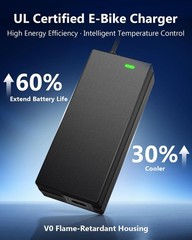 48V Lithium Battery Charger – Certified 54.6V 2A Fast Charger for Electric B…