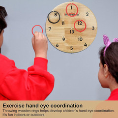 Ring Toss Game, Indoor Outdoor for Kids Adults Family, great for camping,