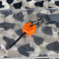 NEW CRBN Carbon 1/8 Velocity Key w/ Lanyard